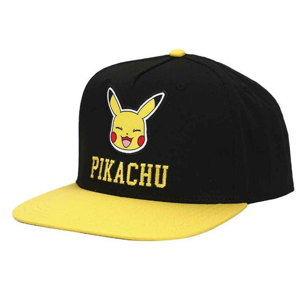 Pokémon - Snapback à bec plat en sergé Pikachu