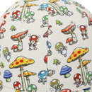 Gorra Snapback con visera precurvada de Super Mario AOP Toads