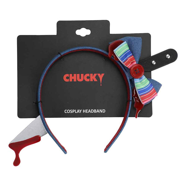 Diadema de cosplay con arco y cuchillo de Chucky