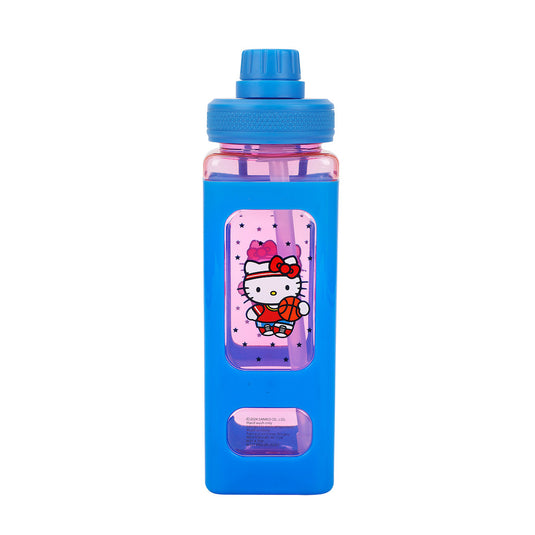 Sanrio Hello Kitty - Hoops 24 oz. Square Plastic Water Bottle