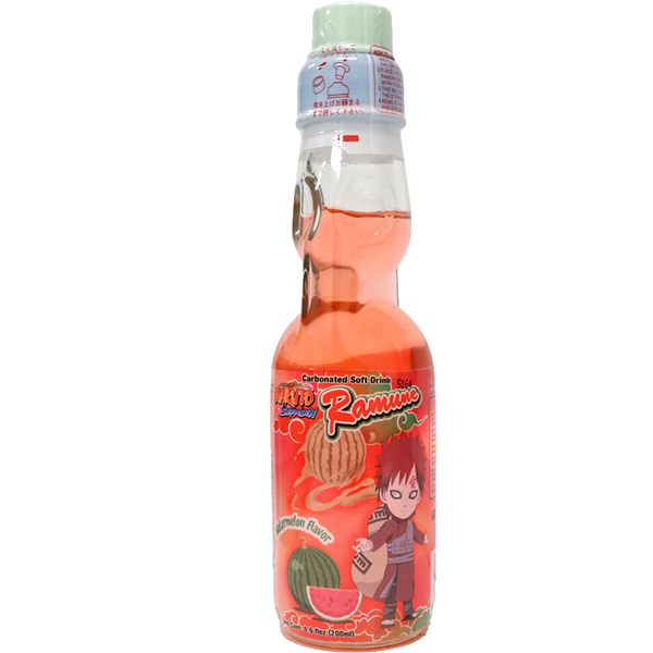 Naruto Watermelon Ramune 200ml Carbonate Soft Drink Soda