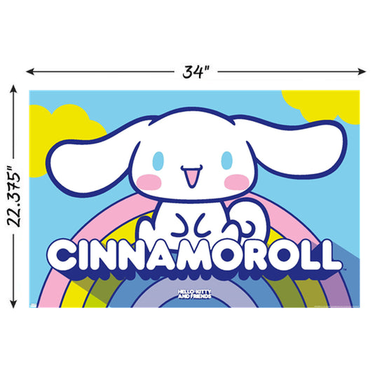 Trends International Hello Kitty and Friends: 22 Over The Rainbow - Cinnamoroll Wall Poster