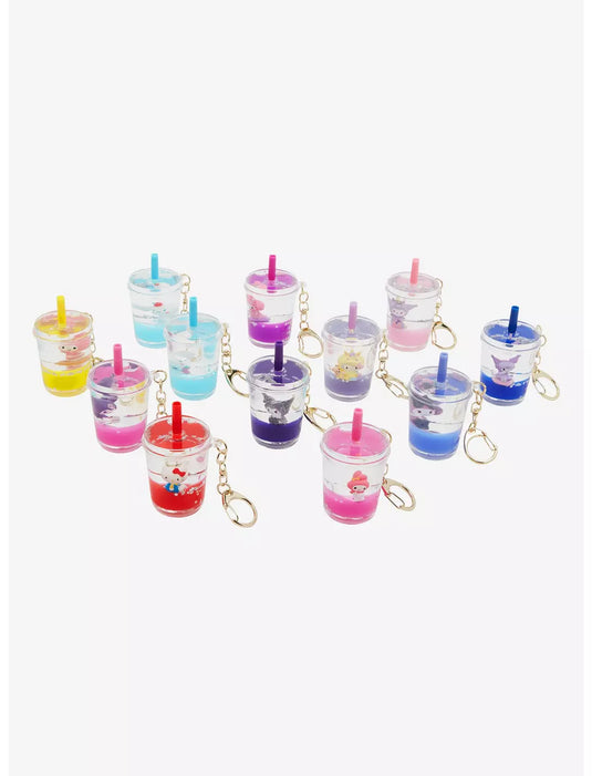 U.C.C. Distributing Hello Kitty - Tsunameez Boba Tea Water 1pc Random Keychain