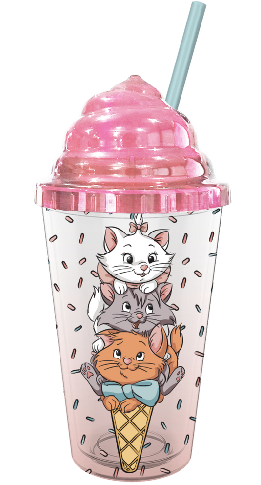 Aristocats Kittens Ice Cream Cone Sprinkles 16oz Cold Cup