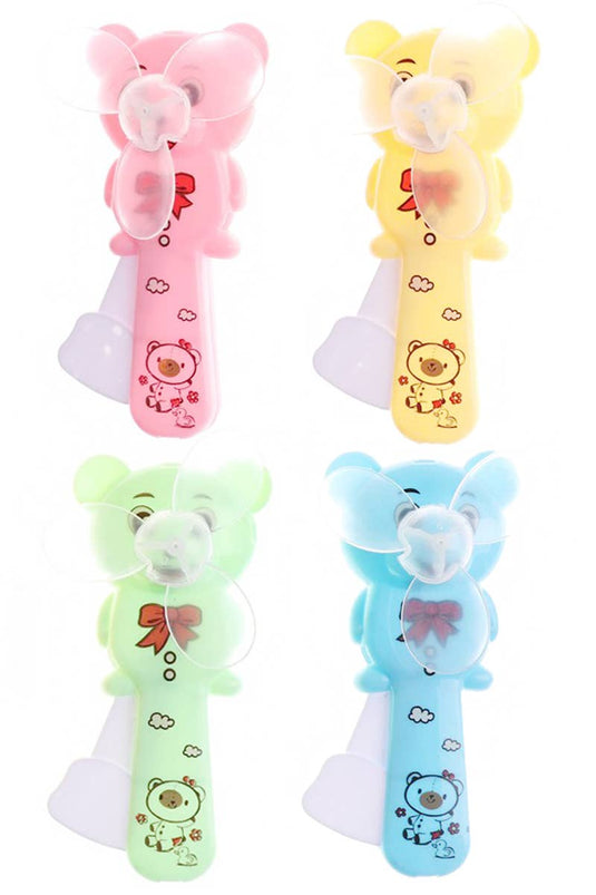 Teddy Bear Manual Pressure Hand-Held Fan (1 PIECE)