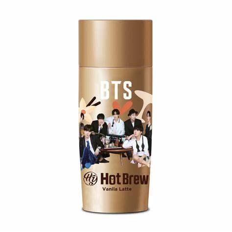 BTS Hot Brew 270ml Coffee Vanilla Latte