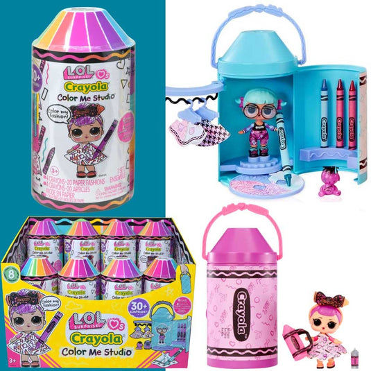 UPD Inc. LOL Surprise Loves Crayola Color Me Studio Tots Single Random Blind Capsule
