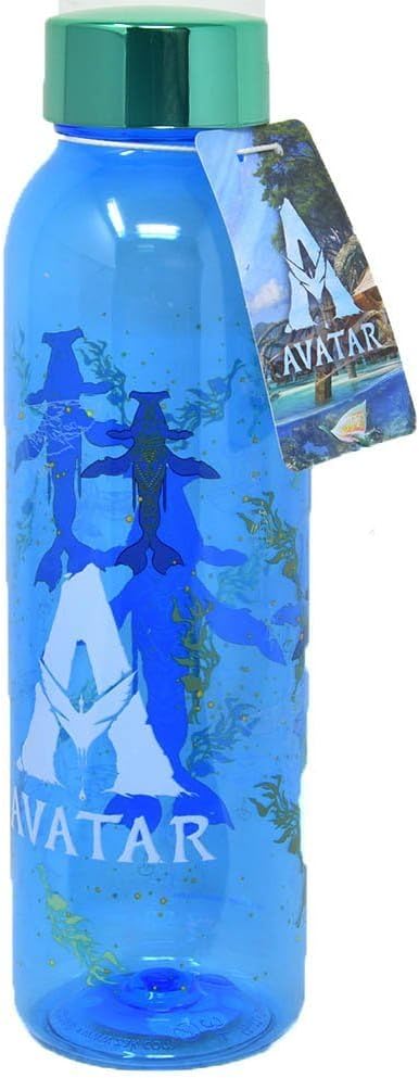 UPD Inc. Avatar Blue Water  24oz Water Bottle with Flip-Top Lid