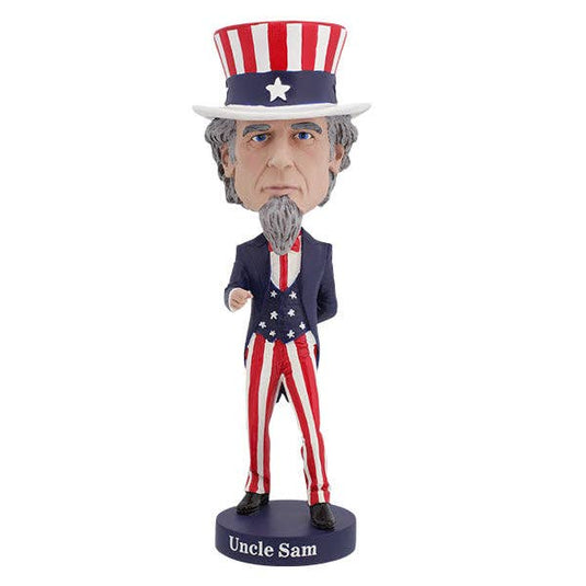 Royal Bobbles Uncle Sam Collectibe Bobblehead Statue