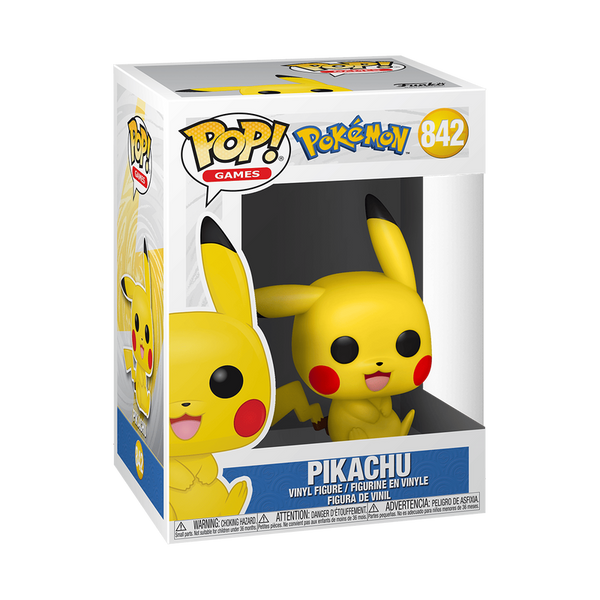 Funko POP! Jeux : Pokémon - Pikachu (Assis)