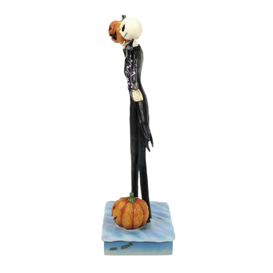 Enesco Disney The Nightmare Before Christmas - Jack Skellington Holding Pumpkin Vinyl Figure
