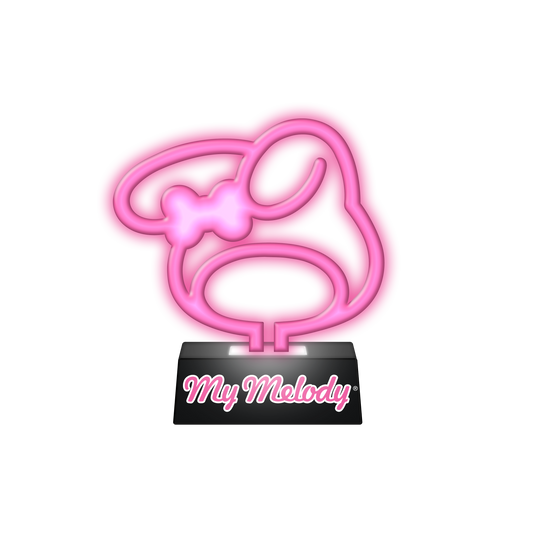Silver Buffalo Hello Kitty My Melody Head Boxed  LED Neon Lamp