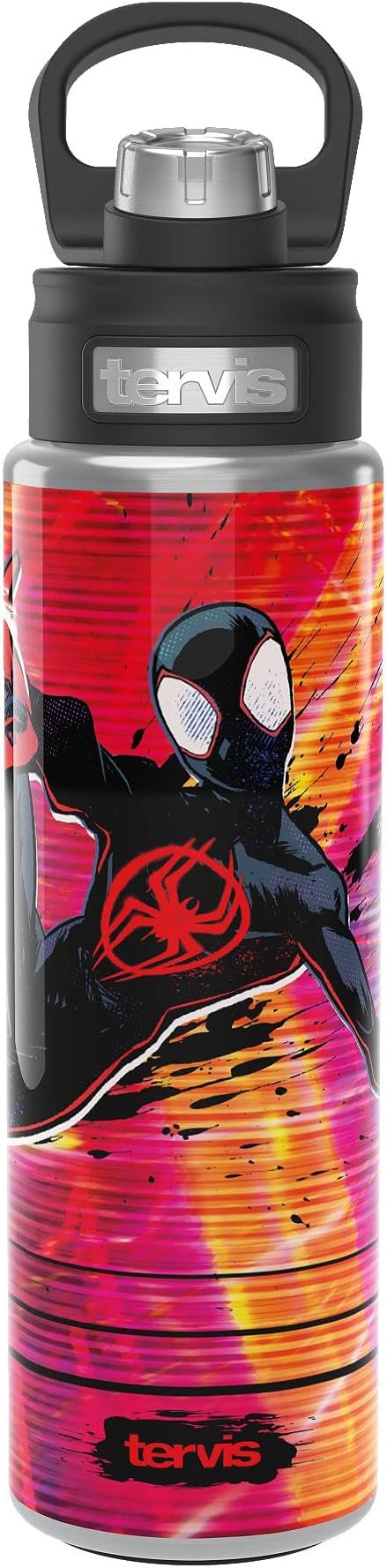 Marvel- Spider-Man  Swing Stainless Steel Wide Mouth Bottle with Deluxe Spout Lid