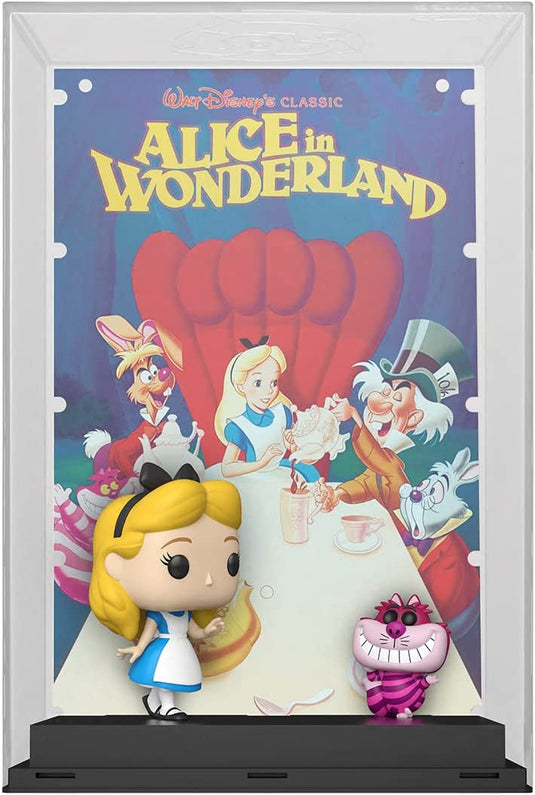 Affiche de film POP : Disney - Alice au pays des merveilles et le chat de Cheshire