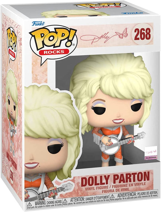 ¡Funko Pop! Rocas: Figura de vinilo Dolly Parton