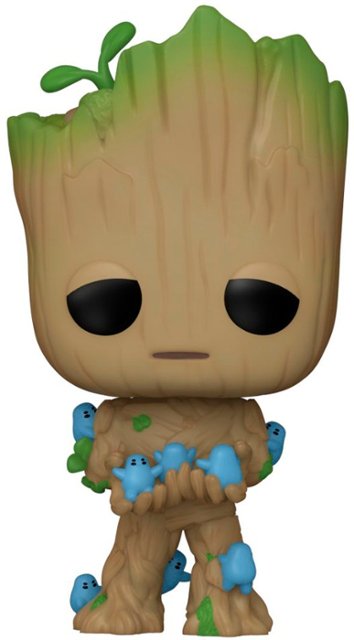 Funko-POP! Marvel : Je suis Groot - Groot avec Grunds
