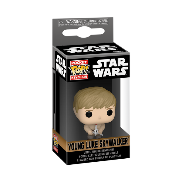 ¡Funko POP! Llavero: Star Wars - El joven Luke Skywalker