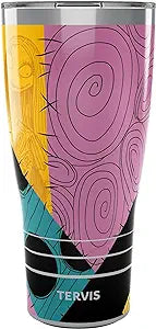 Disney - Nightmare Before Christmas Sally Swirls - Stainless Steel Tumbler with Slider Lid