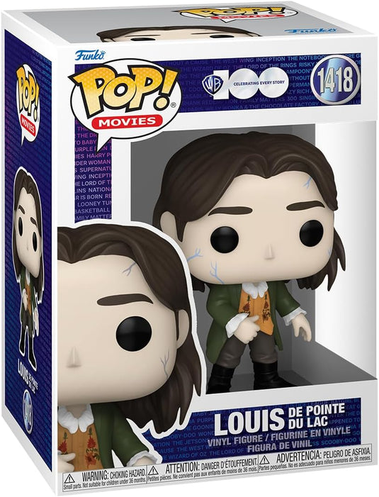 ¡Funko Pop! Películas: WB 100 - Entrevista con el vampiro - Figura de vinilo Louis de Pointe du Lac