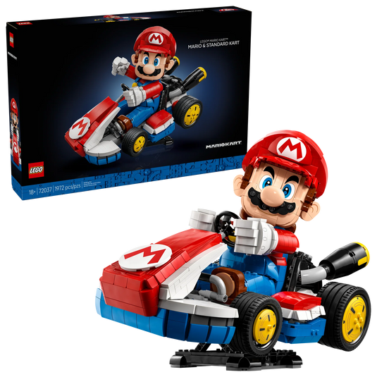 Lego: Mario Kart -  Figure Mario & Standard Kart Figure