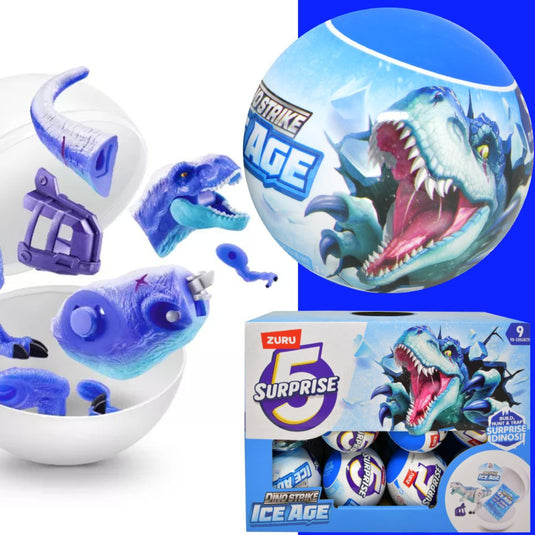 UPD Inc. 5 Surprise - 1pc Ice Age Dino Strike Series 6 Mystery Capsule