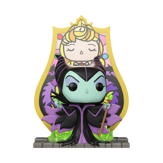 Funko POP! Deluxe Disney Sleeping Beauty: - Maleficent (Princess Aurora Stained Glass) Vinyl Figure