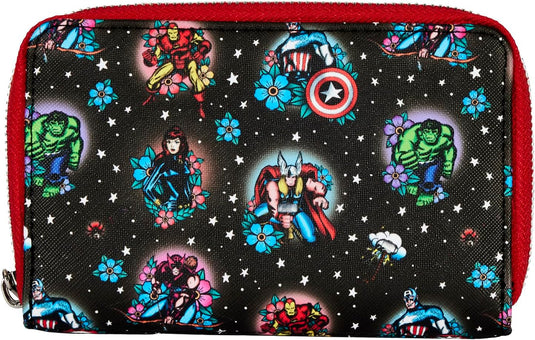Loungefly Marvel - Avengers Tattoo Zip Around Wallet