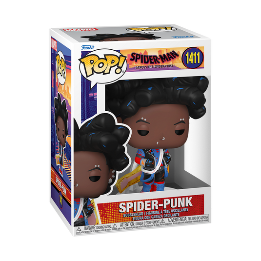Funko POP! Marvel: Spider-Man Across the Spider-Verse - Spider-Punk Unmasked Vinyl Figure