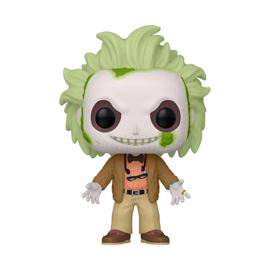 Funko POP! Movies: Beetlejuice 2 - Beetlejuice in Cardigan With Vinyl Figure