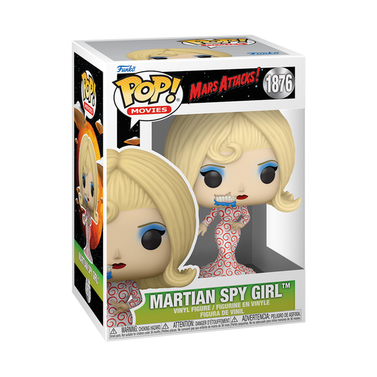 Funko Pop! Movies: Mars Attacks - Martian Spy Girl Vinyl Figure