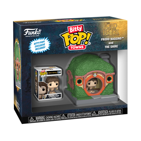 Funko Bitty POP! Town: The Lord of the Rings - Frodo Baggins and The Shire Vinyl Figure