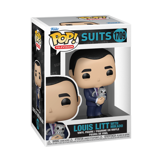 Funko POP! Television Suits - Louis Litt with Mikado Vinyl Figure