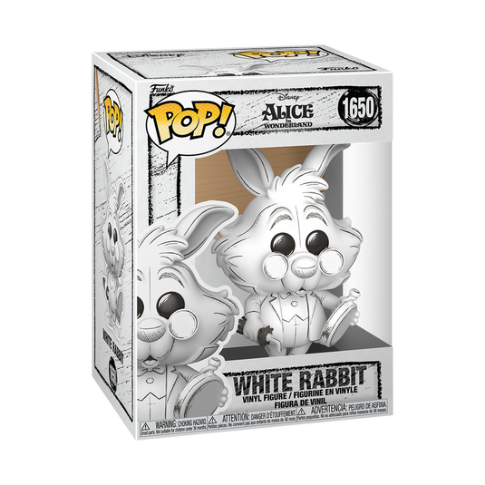 Funko POP! Disney- Alice in Wonderland- White Rabbit Sketched Deco Vinyl Figure