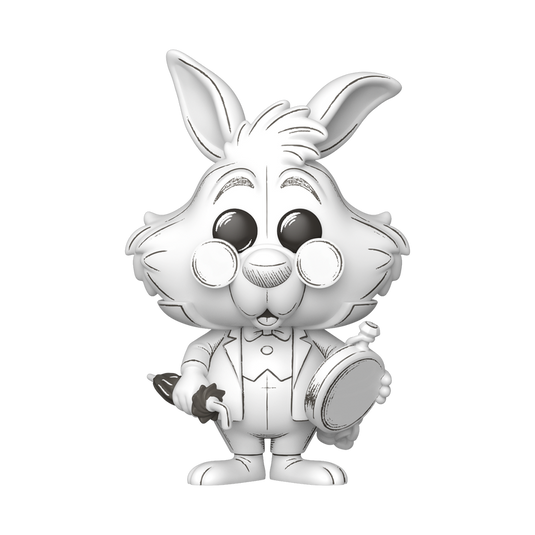 Funko POP! Disney- Alice in Wonderland- White Rabbit Sketched Deco Vinyl Figure