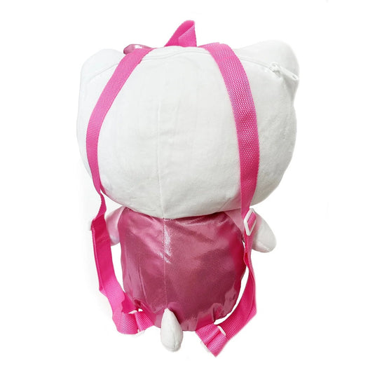 Sac à dos en peluche Hello Kitty Shiny Pink 14