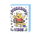 Winnie the Pooh - Weekend Vibes Glitter  5" X 7" X 1.5" Box Sign Wall Art