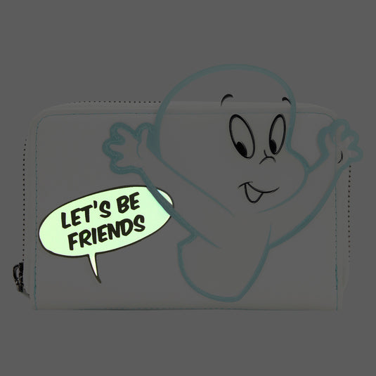 Casper the Friendly Ghost Glow Zip Around Wallet
