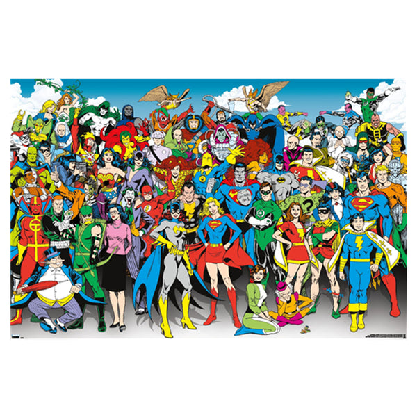 DC Comics: The Lineup Wall Poster