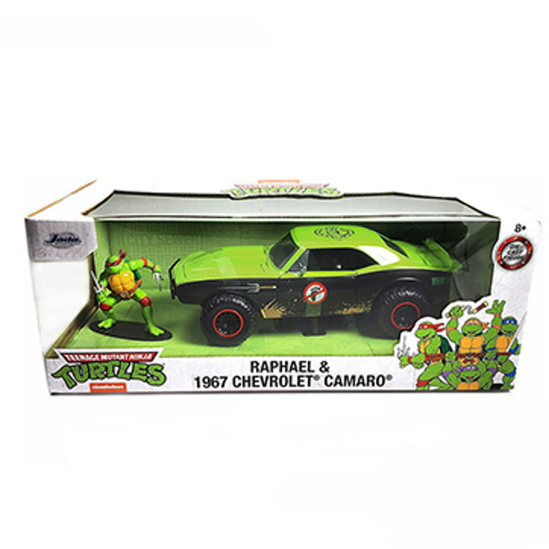 Teenage Mutant Ninja Turtles - Chevrolet® Camaro® Dirty Version 1967 avec voiture moulée sous pression Raphael
