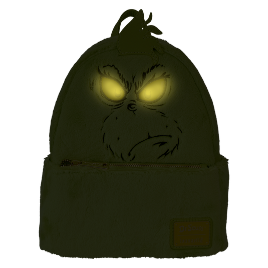 Loungefly Dr. Seuss - How the Grinch Stole Christmas! Plush Cosplay Light up Mini Backpack