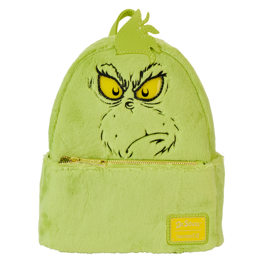 Loungefly Dr. Seuss - How the Grinch Stole Christmas! Plush Cosplay Light up Mini Backpack