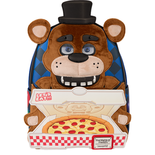 Loungefly Five Nights at Freddy's - Freddy Fazbear Plush Cosplay Lenticular Mini Backpack