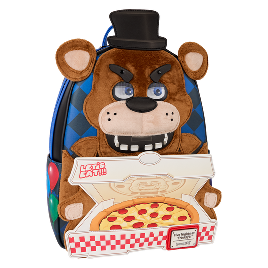Loungefly Five Nights at Freddy's - Freddy Fazbear Plush Cosplay Lenticular Mini Backpack