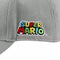 Chapeau structuré en sergé de coton avec patch tissé Super Mario Bros Mushroom Kingdom