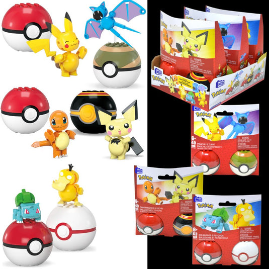 UPD Inc. Pokemon - Pokeball Mega Construx 2Pack