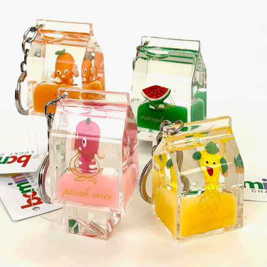 BCmini Liquid Glitter - Floaty Lucky 1 Random Charm Keychain
