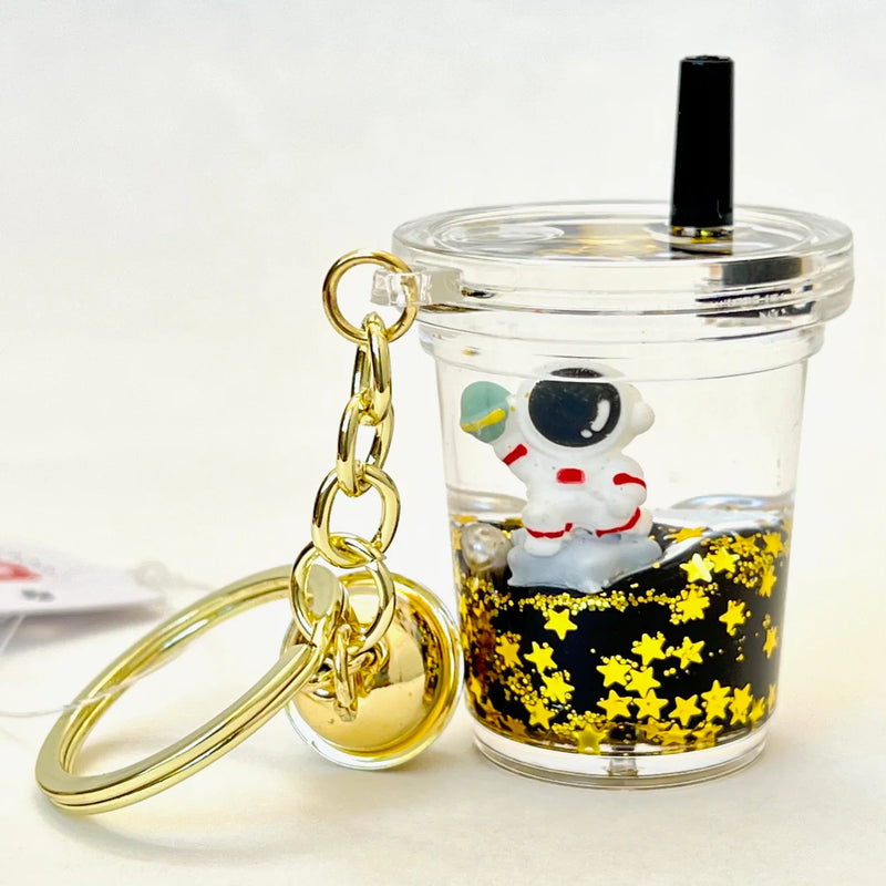 Liquid Glitter - Floaty Lucky Charm Keychain