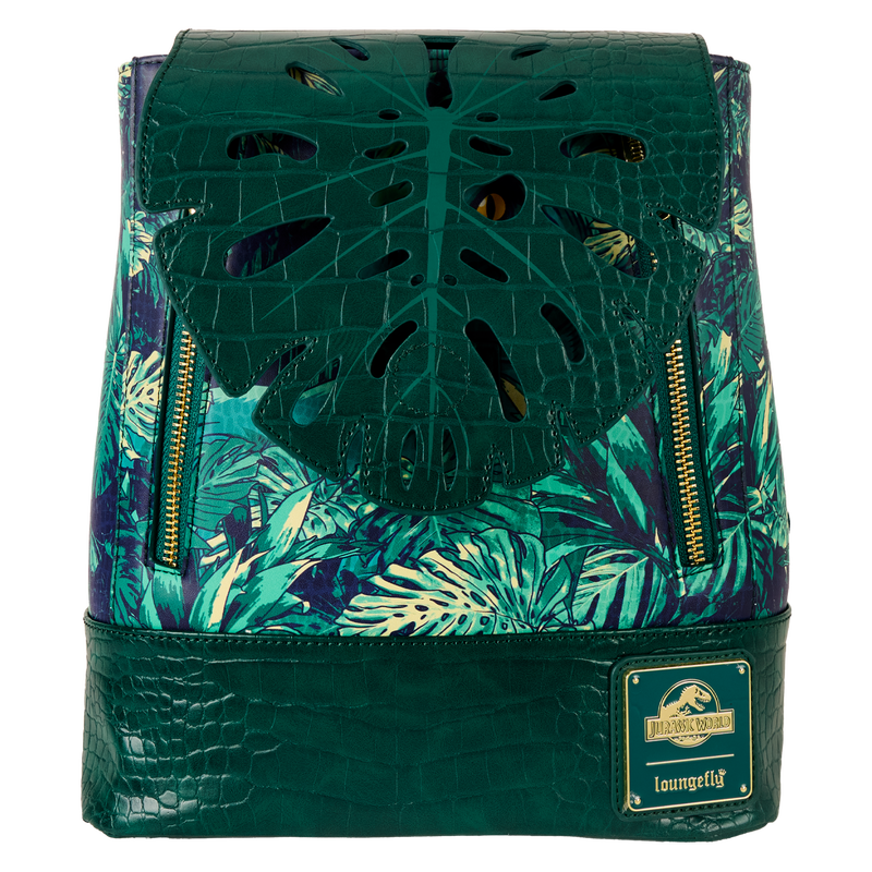 jurassic park logo mini backpack World Jungle Velociraptor Glow Drawstring Color:JF Full Zug Babymel Zip & Zoe P041626-EXC Discover a treasure with
