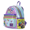 Lisa Frank Holographic  - Glitter Color Black Mini Backpack