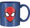 Marvel Comics: Spider-Man - Taza de cerámica resistente a la cera con cara y telaraña de Spidey